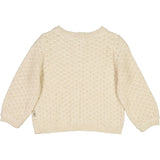 Wheat Main Strikket Cardigan Magnella Knitted Tops 1101 cloud melange