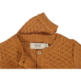 Wheat Main Strikket Cardigan Magnella Knitted Tops 3025 cinnamon melange