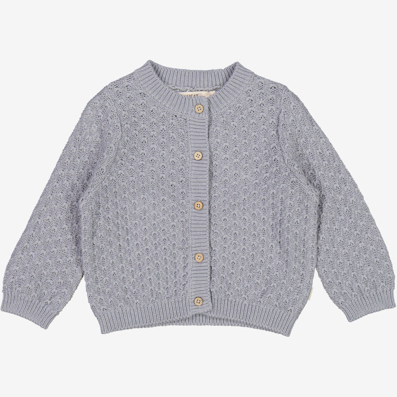 Wheat Strikket Cardigan Magnella | Baby Knitted Tops 1528 cloudy sky