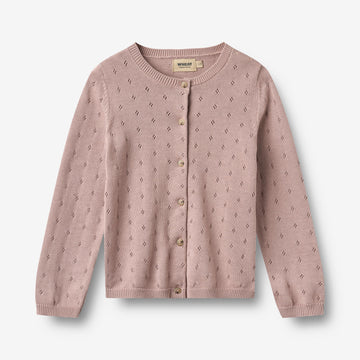 Wheat Main Strikket Cardigan Maia Cardigan 1135 dry rose