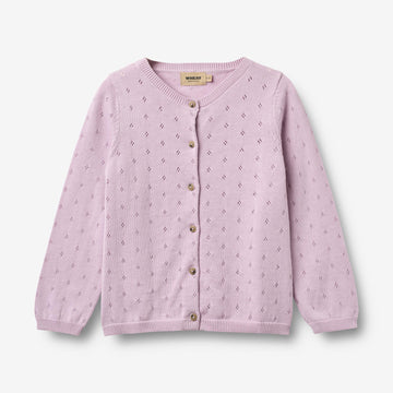 Wheat Main Strikket Cardigan Maia Cardigan 1346 lavender