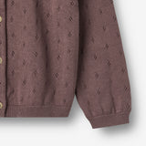 Wheat Main Strikket Cardigan Maia Cardigan 2378 plum 