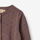 Wheat Main Strikket Cardigan Maia Cardigan 2378 plum 