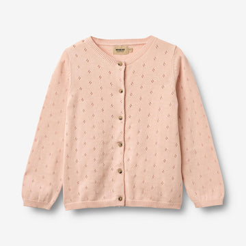 Wheat Main Strikket Cardigan Maia Cardigan 2400 powder