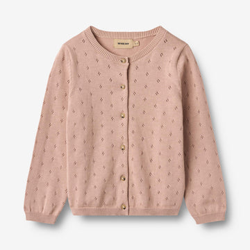Wheat Main Strikket Cardigan Maia Cardigan 2487 rose powder