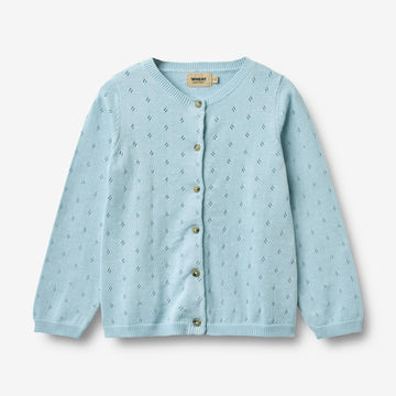 Wheat Main Strikket Cardigan Maia Cardigan 2703 summer sky
