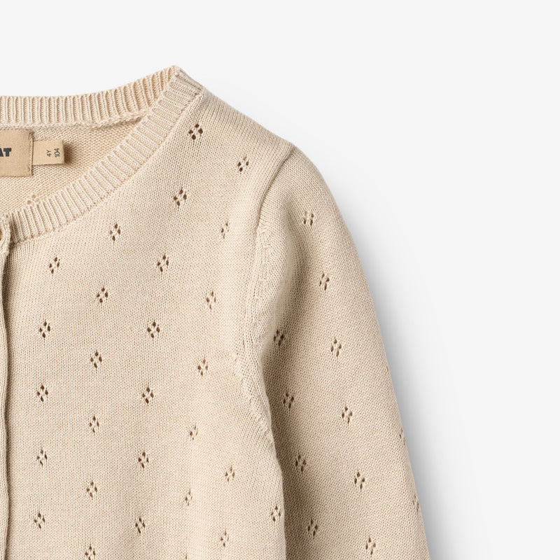 Wheat Main Strikket Cardigan Maia Cardigan 3191 offwhite
