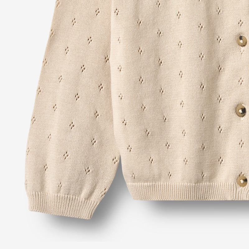 Wheat Main Strikket Cardigan Maia Cardigan 3191 offwhite