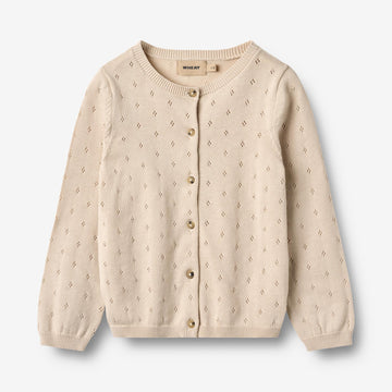 Wheat Main Strikket Cardigan Maia Cardigan 3191 offwhite