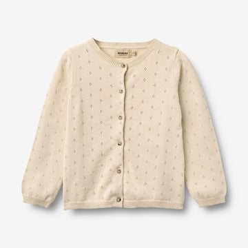 Wheat Main Strikket Cardigan Maia Cardigan 3336 sandshell