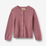 Wheat Main Strikket Cardigan Maia Cardigan 9705 warm lilac