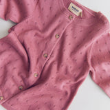 Wheat Main Strikket Cardigan Maia Cardigan 9705 warm lilac