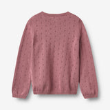 Wheat Main Strikket Cardigan Maia Cardigan 9705 warm lilac