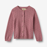 Wheat Main Strikket Cardigan Maia Cardigan 9705 warm lilac