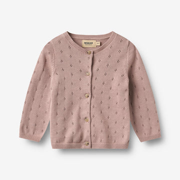 Wheat Main Strikket Cardigan Maia Cardigan 1135 dry rose