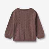 Wheat Main Strikket Cardigan Maia Cardigan 2378 plum 