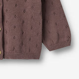 Wheat Main Strikket Cardigan Maia Cardigan 2378 plum 
