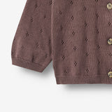 Wheat Main Strikket Cardigan Maia Cardigan 2378 plum 
