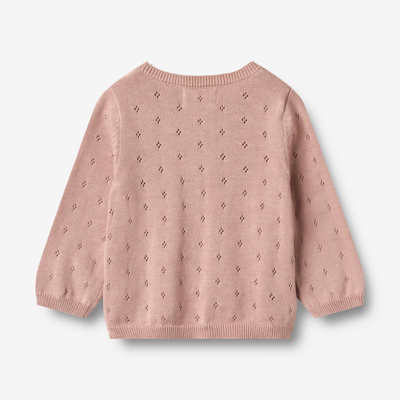 Wheat Main Strikket Cardigan Maia Cardigan 2487 rose powder