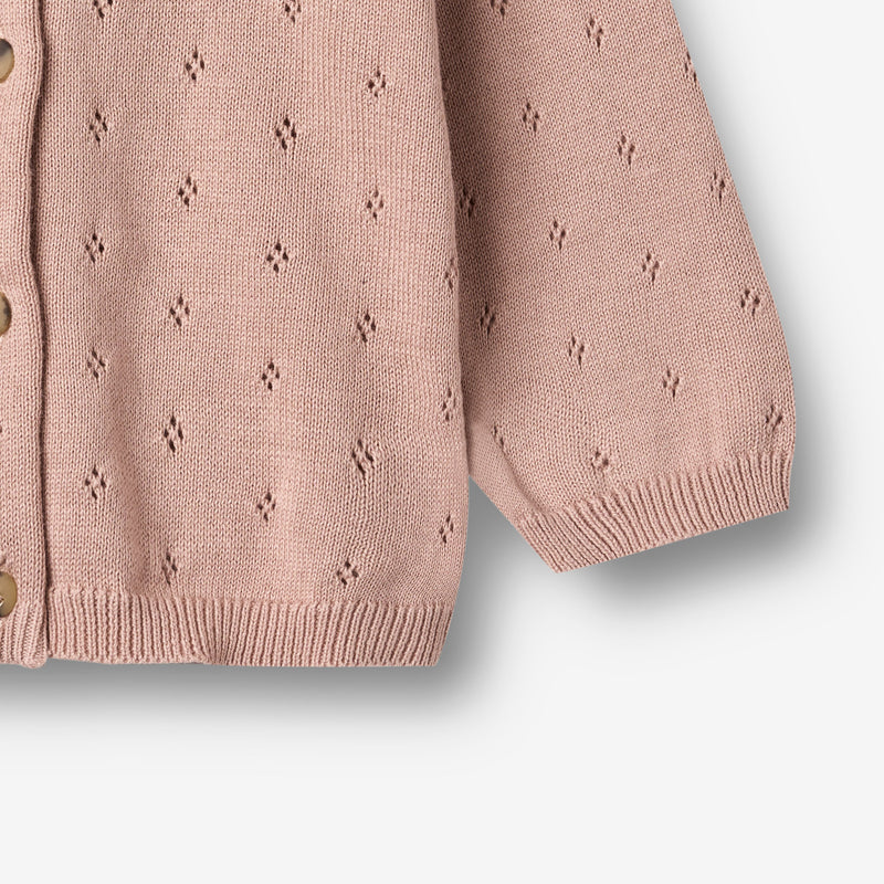 Wheat Main Strikket Cardigan Maia Cardigan 2487 rose powder