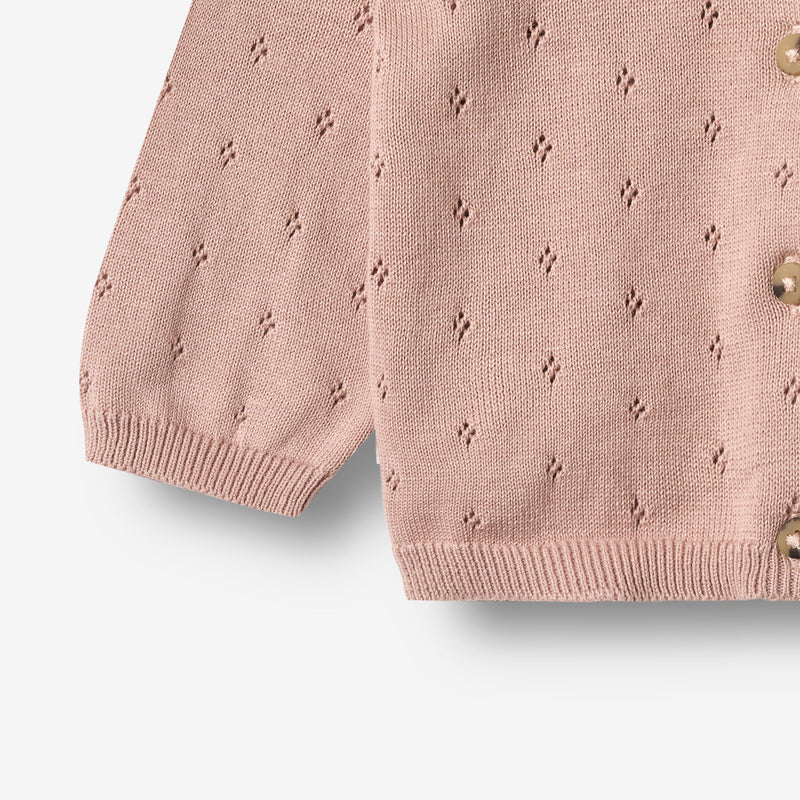 Wheat Main Strikket Cardigan Maia Cardigan 2487 rose powder