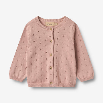 Wheat Main Strikket Cardigan Maia Cardigan 2487 rose powder