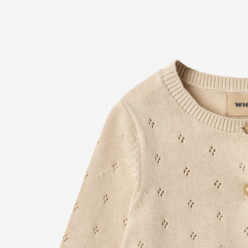 Wheat Main Strikket Cardigan Maia Cardigan 3191 offwhite