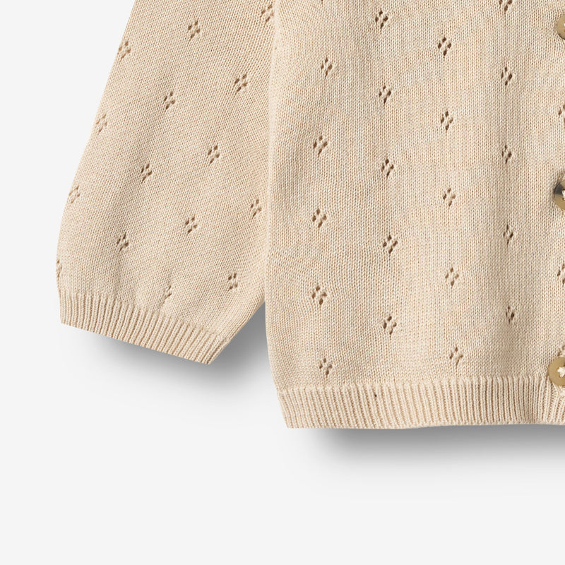 Wheat Main Strikket Cardigan Maia Cardigan 3191 offwhite
