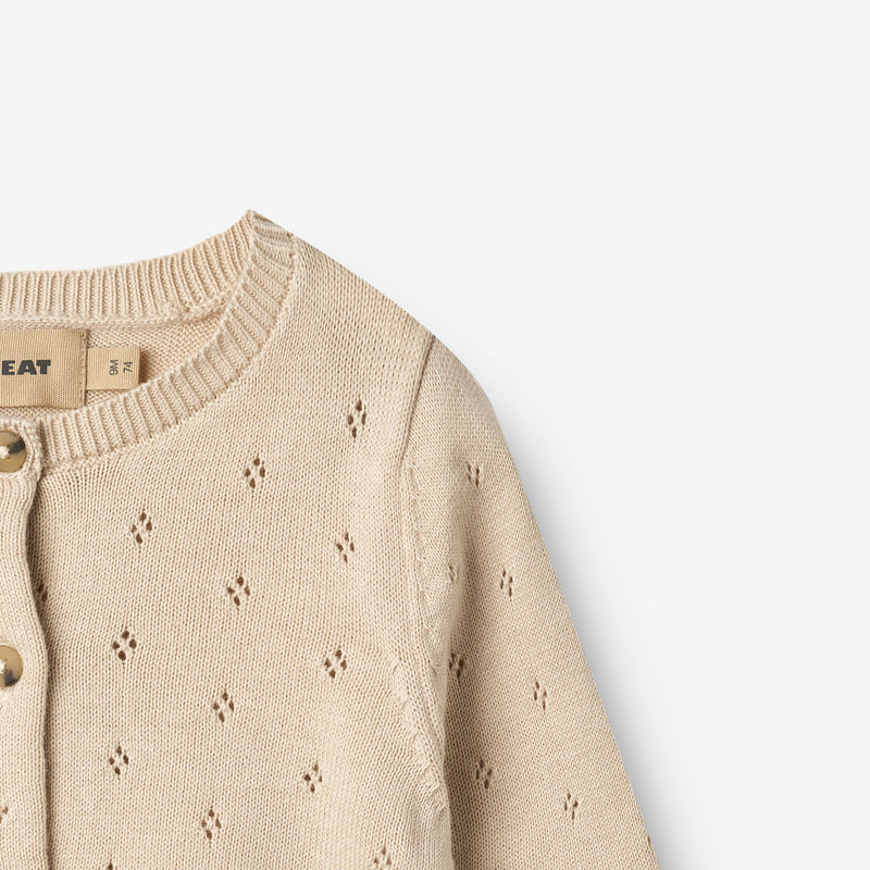 Wheat Main Strikket Cardigan Maia Cardigan 3191 offwhite