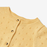 Wheat Main Strikket Cardigan Maia Cardigan 9425 golden yellow