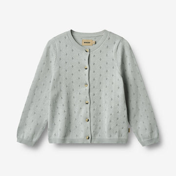 Wheat Main Strikket Cardigan Maia Cardigan 1560 soft blue