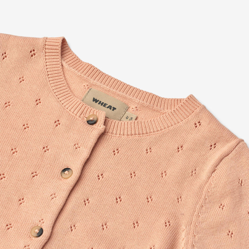 Wheat Main Strikket Cardigan Maia Cardigan 2358 pink sand