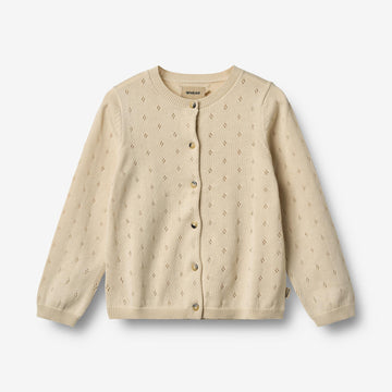 Wheat Main Strikket Cardigan Maia Cardigan 3336 sandshell