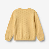 Wheat Main Strikket Cardigan Maia Cardigan 9425 golden yellow