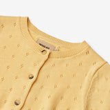 Wheat Main Strikket Cardigan Maia Cardigan 9425 golden yellow