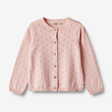 Wheat Main  Strikket Cardigan Maia Knitted Tops 2281 rose ballet