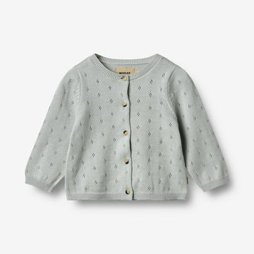 Wheat Main Strikket Cardigan Maia Cardigan 1560 soft blue
