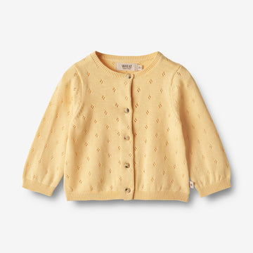 Wheat Main  Strikket Cardigan Maia Knitted Tops 5001 pale apricot