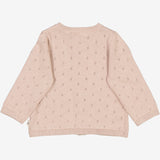 Wheat Strikket Cardigan Maia | Baby Knitted Tops 1356 pale lilac