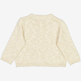 Wheat Main  Strikket Cardigan Mille | Baby Knitted Tops 3129 eggshell 