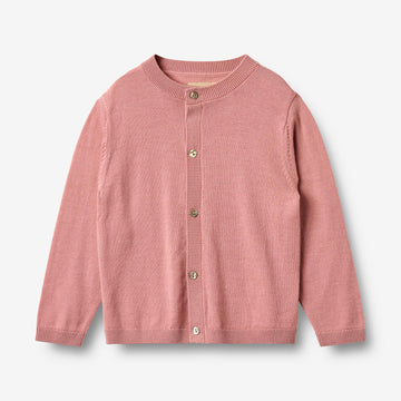Wheat Main Strikket Cardigan Nico Knitted Tops 2026 rose