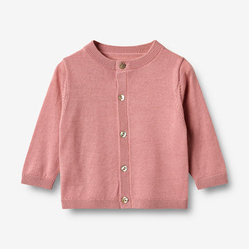 Wheat Main Strikket Cardigan Nico Knitted Tops 2026 rose