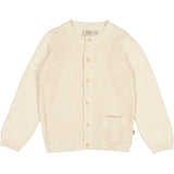 Wheat Main Strikket Cardigan Ray Knitted Tops 1101 cloud melange