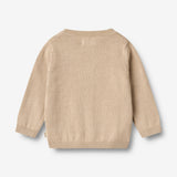 Wheat Main Strikket Cardigan Sofus Knitted Tops 3354 warm sand