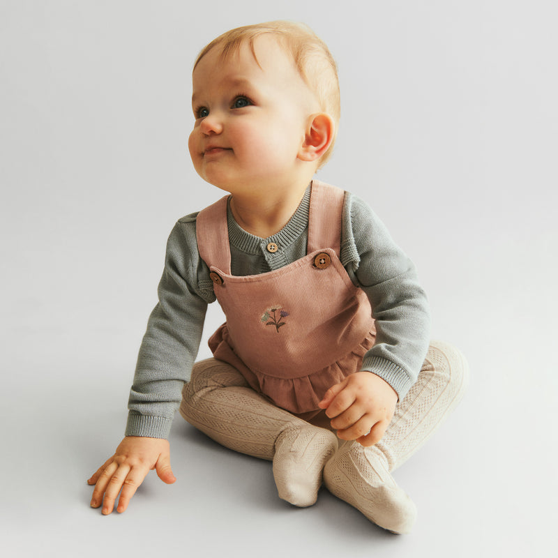 Wheat Main Strikket Cardigan Sofus Knitted Tops 9567 soft rain