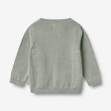 Wheat Main Strikket Cardigan Sofus Knitted Tops 9567 soft rain