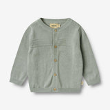 Wheat Main Strikket Cardigan Sofus Knitted Tops 9567 soft rain