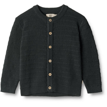 Wheat Main  Strikket Cardigan Villy Knitted Tops 1432 navy