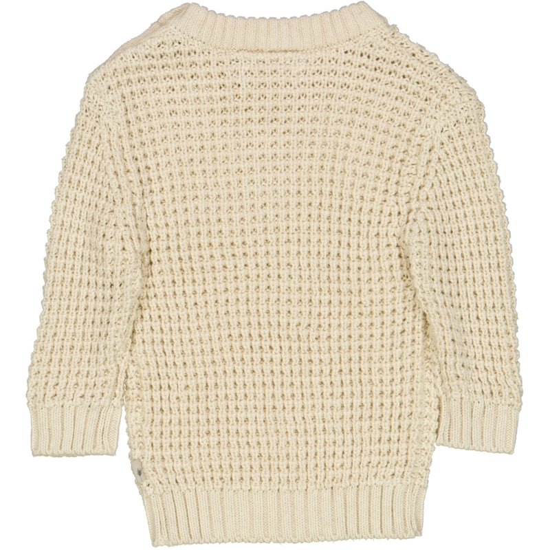 Wheat Main Strikket Genser Charlie Knitted Tops 1101 cloud melange