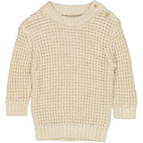 Wheat Main Strikket Genser Charlie Knitted Tops 1101 cloud melange